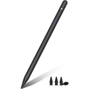Pencil 1st Generation for iPad A16 (2026-2018), Pencil USB C Fast Charging and Magnetic with Tilt Sensitivity & Palm Rejection for iPad Air 3/4/5/M2/M3, Mini 5/6/7, i-Pad 6-11, Pro 11/12.9"/M4(Black)