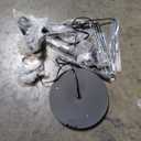 Floor Lamp Black, Standing Lamp, 71" Tall Lamps for Living Room, 3 Way Switch, Plastic Lampshade, Torchiere Floor Lamp with Reading Lamps, Modern Pole Lamps for Bedroom Kids Room E26 Base(No Bulb)