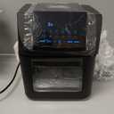 Gourmia Air Fryer - 14 Qt All-in-One Oven with Rotisserie, Digital Display with 12 Presets, Roast, Bake, Broil, Dehydrate, Dishwasher Safe Accessories, Black