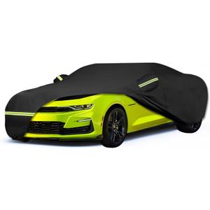 Waterproof Car Covers for 2010-2023 Chevy Camaro(Black) Custom Heavy Duty Waterproof All Weather Protection Outdoor