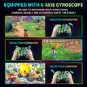 NBCP For Switch Wireless Gaming Controller ,Compatible with PC Switch/Lite/OLED, Switch 2, Android & iOS - with 2 Macro Buttons,Motion sensing,Adjustable dual vibration, TURBO,Drift repair,1000Hz Polling, 7-Color RGB Light (Micky Mouse -Green)