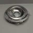 Stove Burner Covers,Chrome Replacement Drip Pans for Frigidaire Kenmore 316048413 and 316048414,4 pcs (3x6" and 1x8")