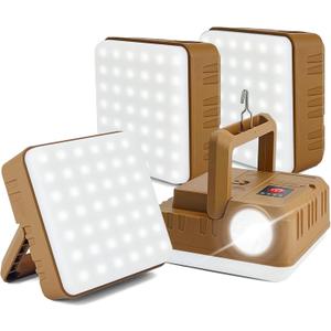 5 x 2 in 1 Camping Lantern Flashlights, DIBMS 4-Pack LED USB Rechargeable Hanging Power Bank Waterproof Light for Camping Hurricanes Emergency Power Outages Indoor Outdoor 5 x 2 in 1 Camping Lantern Flashlights, DIBMS 4-Pack LED USB Rechargeable Hanging Power Bank Waterproof Light for Camping Hurricanes Emergency Power Outages Indoor Outdoor