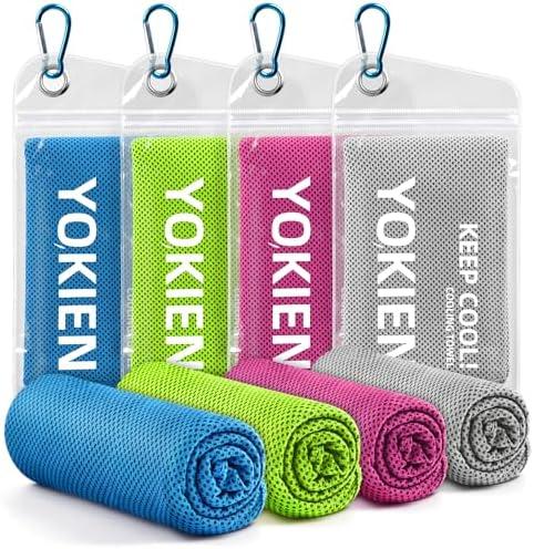Cooling Towels for Neck and Face - Neck Coolers for Hot Weather -Cooling Neck Wraps Sweat Towel Rags for Extreme Heat (40"x12"), 8 Packs Yoga, Golf, Gym, Camping, Workout & More Activities set of 2