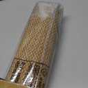 LazBlinds Manual Roll-up Bamboo Blinds, 35" W x 72" H, Star-Brown | Easy Install Roller Shades for Windows, Hook-On Light Filtering Bamboo Shades for Interior Indoor Windows