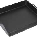 Universal Cast Iron Cooking Griddle 18" x 14", Non Stick Ceramic-coated Griddle, Flat Top Grill Plate with High Sidewalls for Gas Grills, Oven, Stove