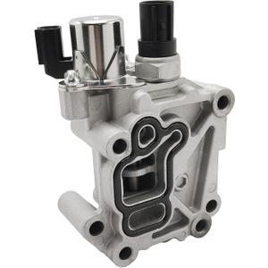 Engine Variable Valve Timing VVT Solenoid With Sensor Gasket Compatible with Acura ILX TSX, for Honda Accord Civic CR-V Crosstour L4 2.4L, VTEC Solenoid Spool Valve Replace OE# 15811-R40-A01, 918-080