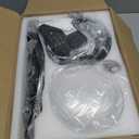 32 Inch Modern Ceiling Fans with Lights, Small Flush Mount Ceiling Fan with Light and Remote/APP Control, 5 Reversible 6 Speeds Curved Blades, 3 CCT Dimmable Lights for Bedroom, Black