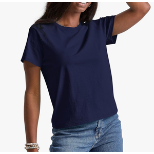 Hanes Essentials, Cotton Crewneck Tee, Classic Fit T-Shirt for Women, XL
