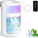 Portable Air Conditioner, 2025 Upgraded 4-IN-1 Ultra-Quiet Design Portable AC Unit with 2 Cool Mist & Speeds1500ml Remote Control Air Conditioner Evaporative for Home,Office,Bedroom, Camping