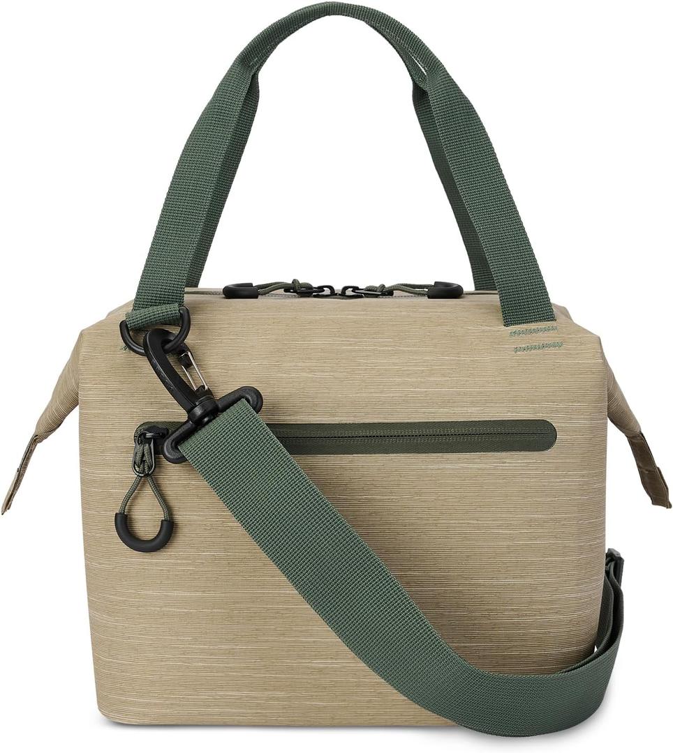 Coldbee Insulated Lunch Cooler Bag, Leak-Proof with Adjustable Strap, 8.46 x 11.81 x 8.27"