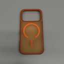 TORRAS Stronger Magnetic & Shockproof for iPhone 17 Pro Max Case, Fit for MagSafe, Military Grade Drop Protection, Camera Control, DIY Button, Slim for iPhone 17 Pro Max Case Translucent Orange