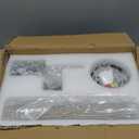 SYBDZSWJ Modern Hardwired Frosted Glass Bathroom Black Wall Sconces 2PC, Handmade Knurled Wall Light Fixture,Vanity Light for Living Room,Hallway, Bedroom, 20" Indoor Wall Lamp, Bulb Included