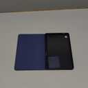 for Samsung Galaxy Tab A9 8.7 inch Case with S Pen Holder 2023 Model(SM-X110/X115/X117) Genuine Leather Cover Protective Shell.Blue