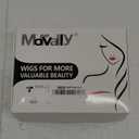 morvally Short Straight Bob Wig Heat Resistant Hair with Blunt Bangs Natural Looking Cosplay Costume Daily Wigs (14", 2# Black)