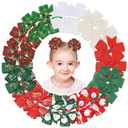 YHXX YLEN 20PCS 3 Inch Hair Bows for Girls Grosgrain Ribbon Christmas Hair Clips with Alligator Clip, Hair Accessory for Toddler Girls Baby Kids Teens