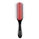 Classic Styling Curly Hair Brush. 9 Row Black Brush for Detangling, Separating, Shaping. For Women and Men Wet or Dry Hair.