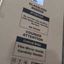 brisafe 63"x20" Ultra-Light Mobile Floor Mirror with 360 Wheels, 0.04mm Shatterproof Nano Film for Home Gym/Yoga/Dance Studio & Commercial Use (60% Insurance Savings, White)