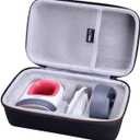 LTGEM Case Compatible with Cricut EasyPress Mini Heat Press, Black+Gray (1.Black+Grey)