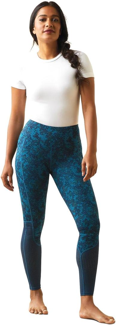 ARIAT Women's Eos Full Seat Tight (Deep Petroleum Camo Floral) Small