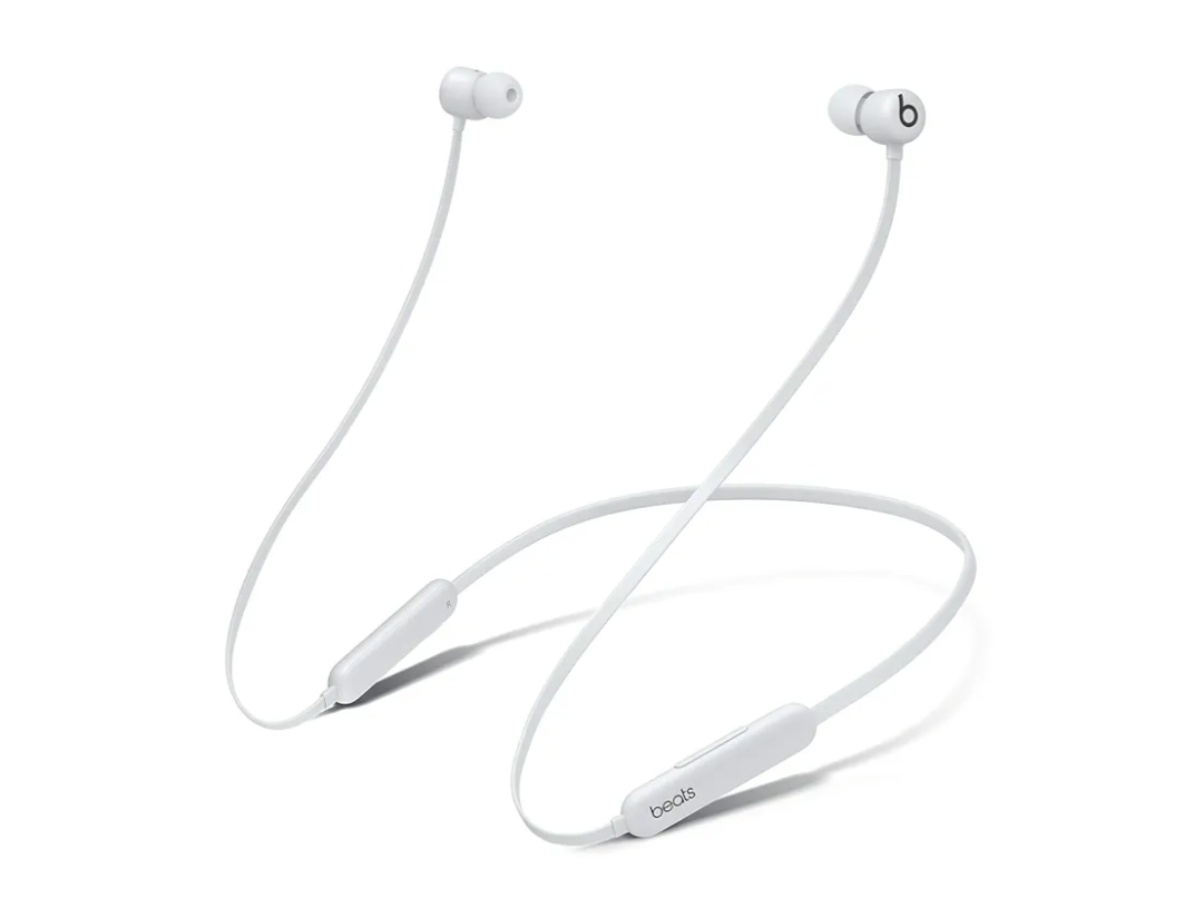Beats Flex Wireless Earbuds - Apple W1 Headphone Chip, Magnetic Earphones, Class 1 Bluetooth, 12 Hours of Listening Time, Built-in Microphone - Smoke Gray