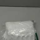 Dynamene Long Fabric Shower Curtain - 72x78 Inch Textured Tufted Chenille Striped Tall Cloth Shower Curtains for Bathroom Decor, Large Hotel Spa Luxury Waterproof Shower Curtain Set with Hook, White