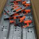 6 Pairs of 21 Inch Undermount Soft Close Drawer Slides Full Extension Concealed Drawer Rails with Mounting Screws,3D Locking Device and Brackets