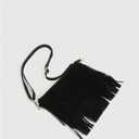 OYOANGLE Women's Boho Suede Fringe Crossbody Bags