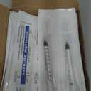 50 Pcs 1ml Syringes with Caps Oral Dispenser Individually Sterile Warpped for Medicine Dropper, Colostrum Collect Feeding Pets, Liquid