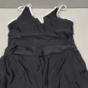 Tempt Me Women Tankini Swimsuits with Skirt - Two Piece Bathing Suits with Pockets Tummy Control V-Wire Swimwear 2026 (Large, Black White)