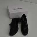 DREAM PAIRS Women's Low Chunky Block Heels Pumps Comfortable Slip-on Heeled Loafers Dress Work Shoes for Office Business (6.5, Black)