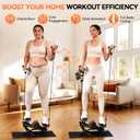 Rock Stepper - Steppers for Exercise at Home, Portable Stepper Side to Side with Digital Display & Resistance Bands, 330 LBS Capacity Full Body Workout Low-Impact Knee-Friendly 3D Stair Stepper