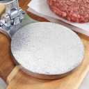 New Star Foodservice 36466 Aluminum Adjustable Hamburger Press, 4-1/2" Diameter, Silver