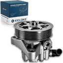 KELOKE Power Steering Pump with Pulley, Compatible with Honda Accord 2008-2012 2.4L L4, Replaces# 56110-R40-A03, 56110-R40-A01, 21-5495