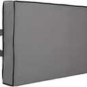 iBirdie Outdoor TV Cover 28 to 32 inch Weatherproof, Cover Size 29''L x 19''H, Waterproof for Outside Flat Screen 28 to 32 inch TV, Grey, 600D Thick Fabric Screen Protector with Bottom