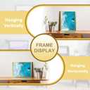 Gold 14x18 Picture Frame Lightweight yet Durable Frame Wall Hanging