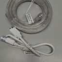 Red LED Lights, 16ft Rope Lights, Flexible and Connectable Strip Lighting, Waterproof for Indoor Outdoor Use, 360 Beam Angle, High Brightness for Home Christmas Thanksgiving Halloween