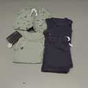 Modern Moments by Gerber Baby Boys' Ribbed 4-piece Sleeveless Bodysuit & French Terry Short Set, 0-3 Months 