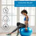 NatraCure Hot & Cold Knee Wrap Brace Support Ice Wrap for Knee Pain - Ice Packs for Knees - Post Knee Surgery Recovery Gift Must Haves, MCL, PCL, ACL Recovery Must Haves - Knee Wraps for Pain Relief (Black)