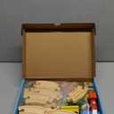 Wooden Train Tracks Toys for Toddler, 33 Pieces Magnetic Train with Wooden Tracks Fits for Thomas, Brio, Chuggington, Melissa and Doug, Rail Set Toy Gifts for 3 4 5 Years Old Girls & Boys