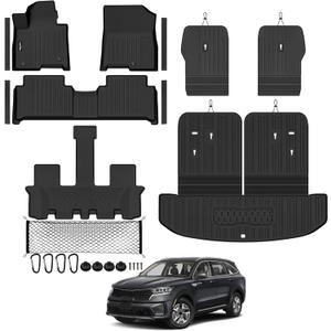 Floor Mat Set for 2021-2026 Kia Sorento PHEV & Hybrid 6 Seats