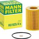 Mann Filter HU 925/4 x Cartridge Oil Filter Replacement with Oil Drain Plug Gasket Compatible With BMW 320i (2001-2005), 323Ci (2000), 323i (1997-2001), 323is (1998-1999), 325Ci (2001-2006)