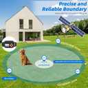 TTPet GPS Wireless Dog Fence, Electric Pet Fence System, IPX6 Waterproof Collar, Beep Vibration Shock Correction, for Dogs Over 18 Lbs
