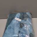 Teal Bathroom Rugs 24x47, Leaf Bath Mats, Non-Slip Washable Bathroom Runner, Plush Fluffy Soft Absorbent Microfiber Bath Rug, Long Rugs for Sink Basin Bathtub Shower Bedroom Floor (2' x 3'11" (Rectangular))