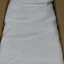 HolidayIdeas Fitted White Table Clothes - 72 x 30 Inch - 4 Pack Rectangle Table Covers for 6 Foot Tables, Polyester Fabric Tablecloths for Parties, Holiday Dinner, Wedding, Trade Show