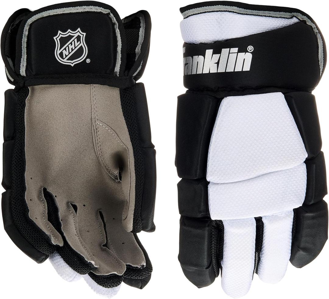 Franklin Sports NHL Kids Youth Street Hockey Gloves - HG150 Junior Hockey Gloves for Street + Roller - Youth Medium