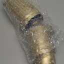 Decorative Cow Bells Set of 3 Large Harmony Bells - Vintage Giant Christmas Bells, Country Rustic Cowbell on Jute Rope XL Hanging Lucky Golden Bells (4"-6"-8")