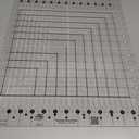 Creative Grids Stripology Squared Slotted Quilting Ruler CGRGE2 Made in USA, 14-1/2in x 17-3/4in, Non-Slip Grip Acrylic Fabric Strip Cutting, Sewing, Crafting, Patchwork Ruler & Template