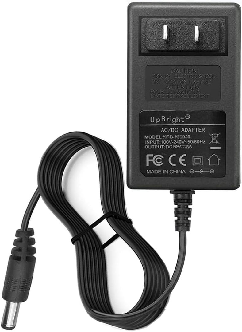UpBright 9V 3A AC/DC Adapter Compatible with Echelon Smart Connect EX1 EX3 Max EX5 Cycling Cycle Cardio Exercise Fitness Bike ECH01-RED Ech01 EX-1 EX-3 ECHEX-3 EX-5 YS25-0903000 9VDC 3 A Power Supply