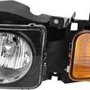 Go-Parts - Replacement Headlight Assembly for 2006-2010 Hummer H3 / 2009-2010 H3T, Left (Driver), Halogen 2007 2008 2009